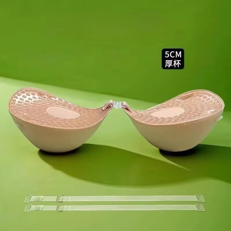 Silicone Bra Adhesive - Reggiseno adesivo traspirante spesso 5 cm